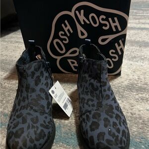 OshKosh B'gosh Blue Leopard Toddler Boots